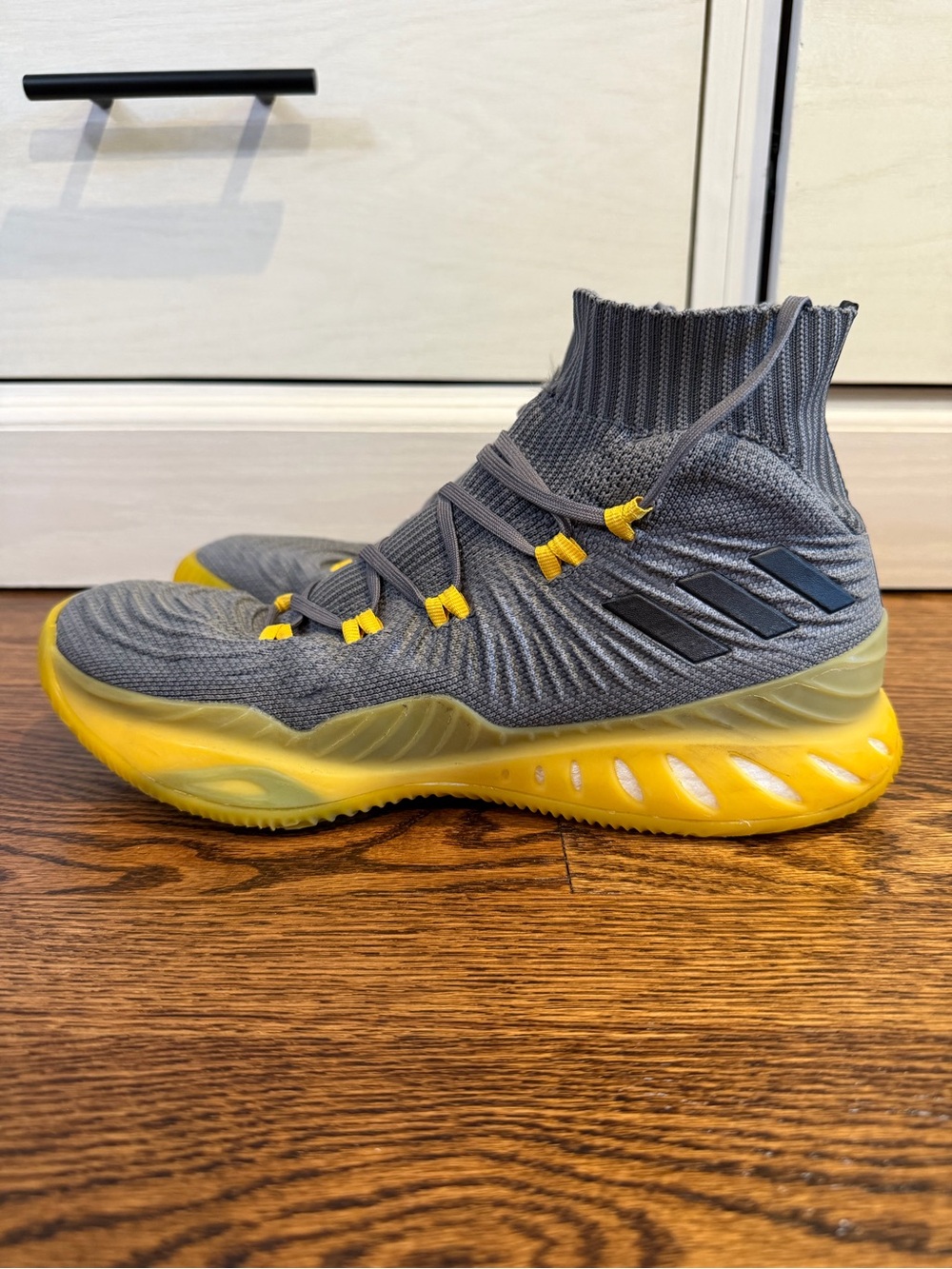 Adidas Crazy Explosive 2017 ‘Grey/Yellow’ Sz 11